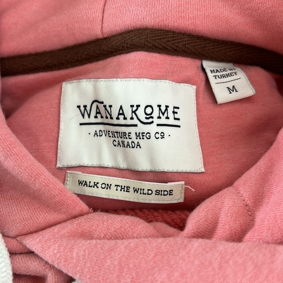 Wanakome Cassy Punch pullover hoodie brush french terry interior kangaroo pocket - Picture 13 of 16